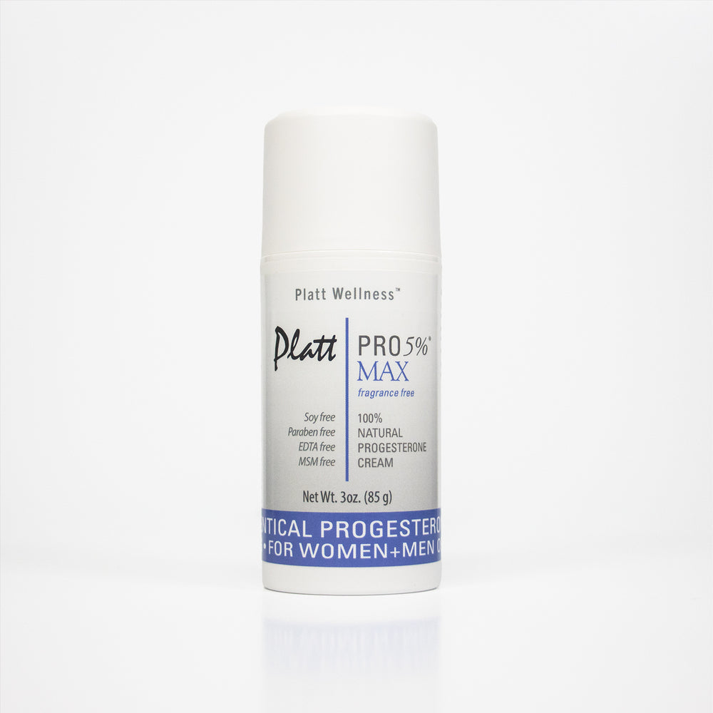 Dr. Platt’s PRO MAX 5% Progesterone Cream (bio-identical) - Platt Wellness