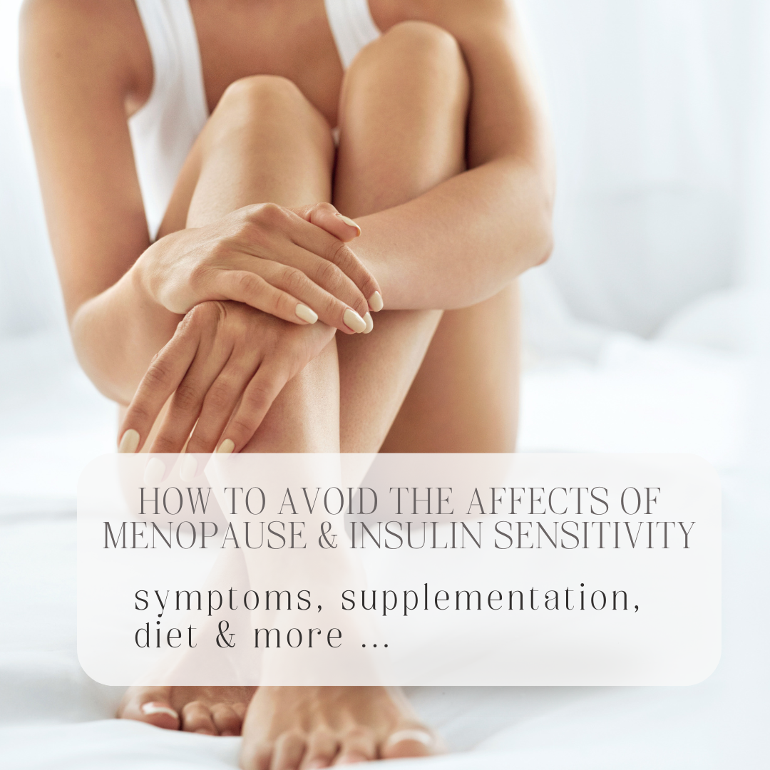 Woman managing menopause symptoms with insulin resistance awareness and healthy lifestyle choices