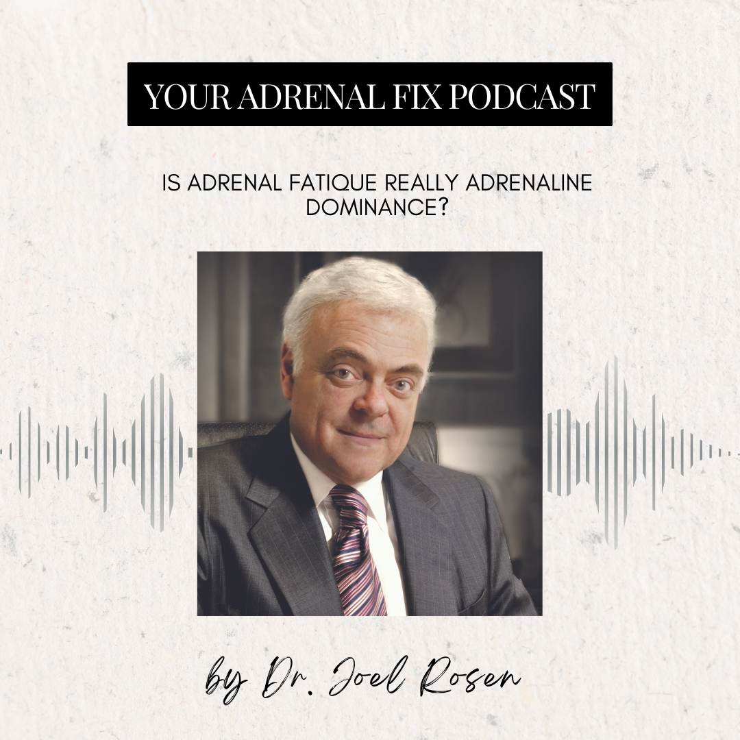Dr. Joel Rosen and Dr. Michael Platt discussing adrenaline dominance and hormone therapy on adrenal health podcast