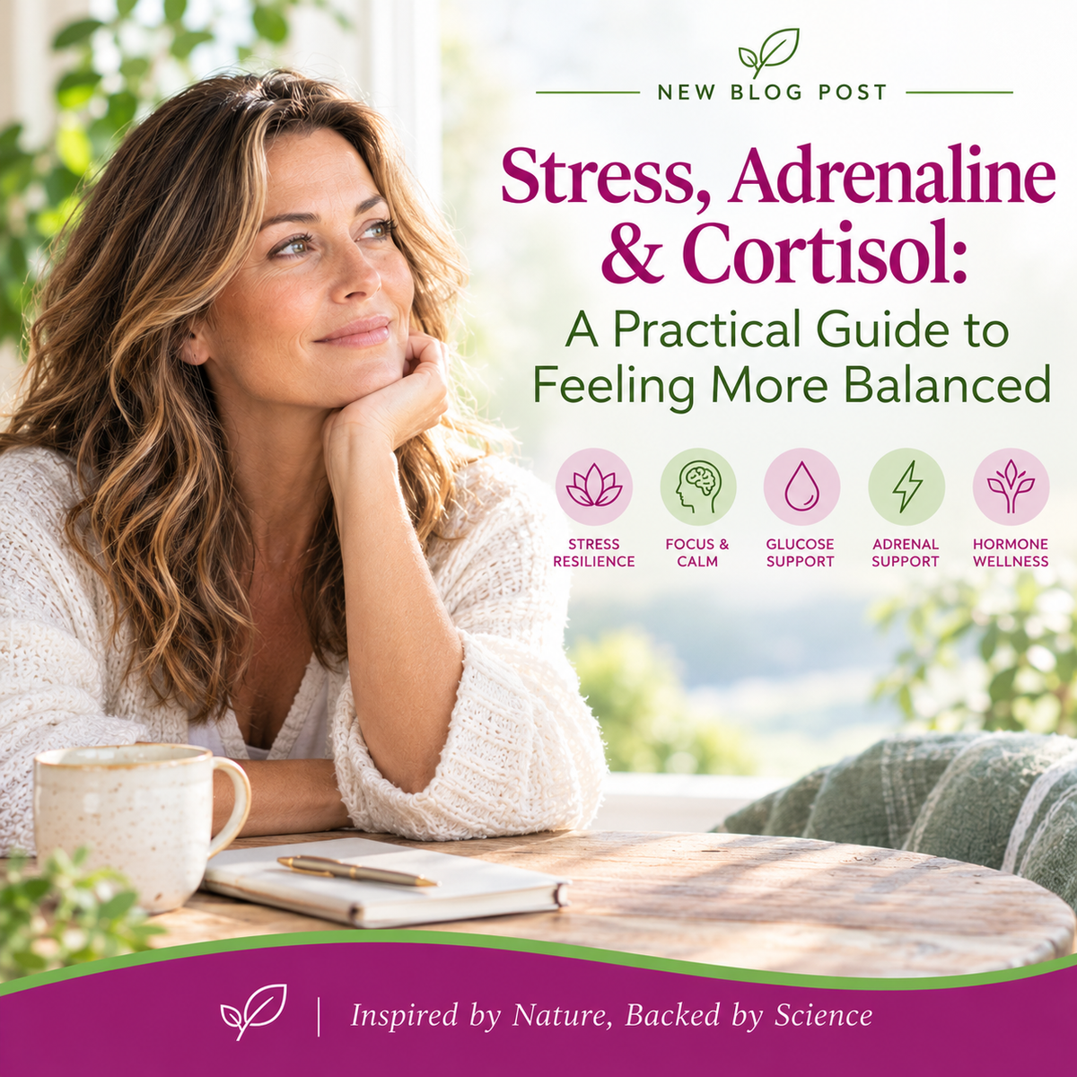 Stress, Adrenaline & Cortisol: A Practical Guide to Feeling More Balanced