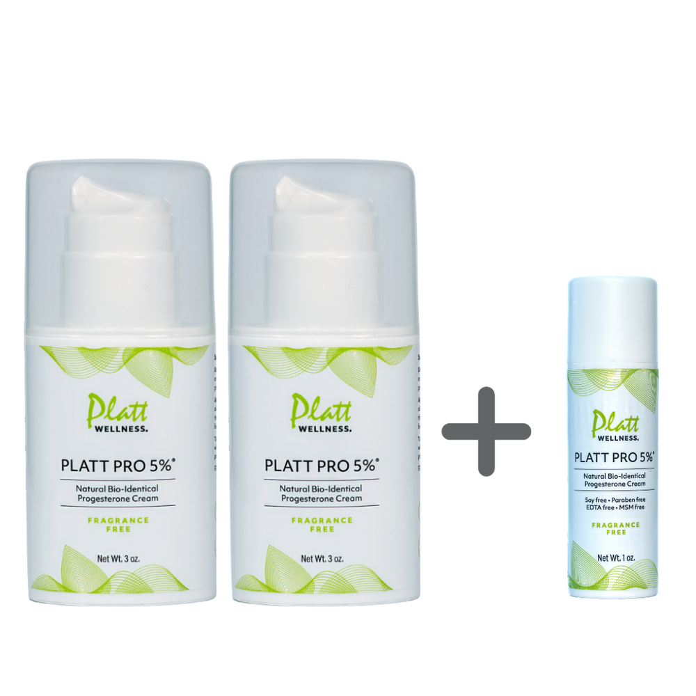 Buy Two Platt Pro 5% Fragrance Free Creams + Free Travel Size