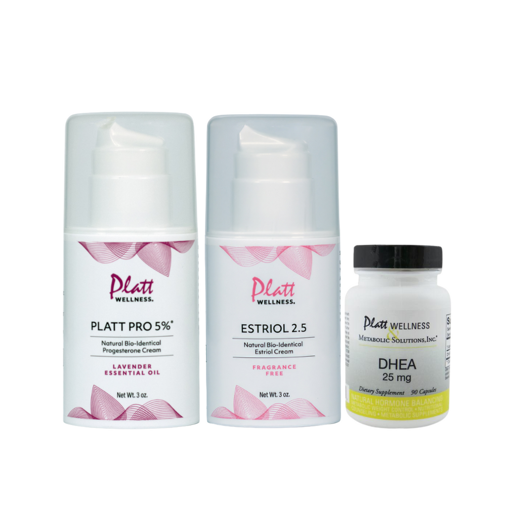 Menopause Bundle (Platt PRO 5% w/Lavender, Estriol & DHEA)