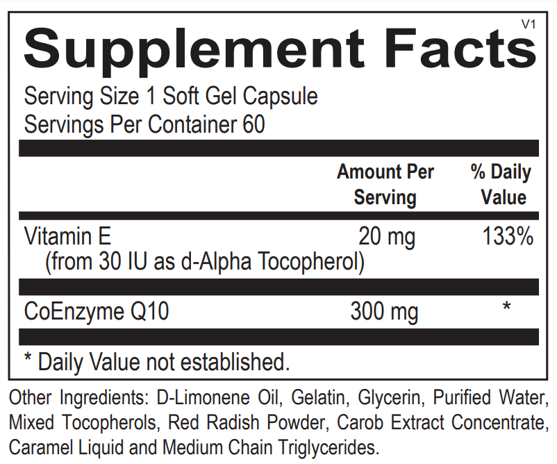 
                  
                    CoQ Max - 300 mg
                  
                