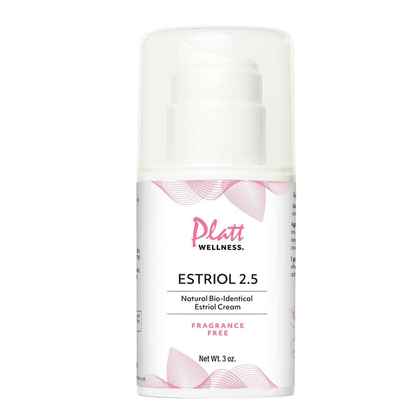 Platt Wellness estriol cream pump bottle