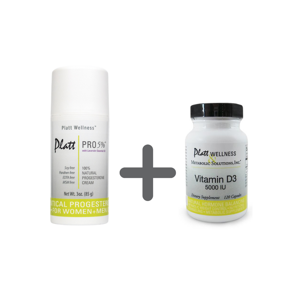 Platt Pro 5% Progesterone Cream + Vitamin D3 (Powerful Duo)