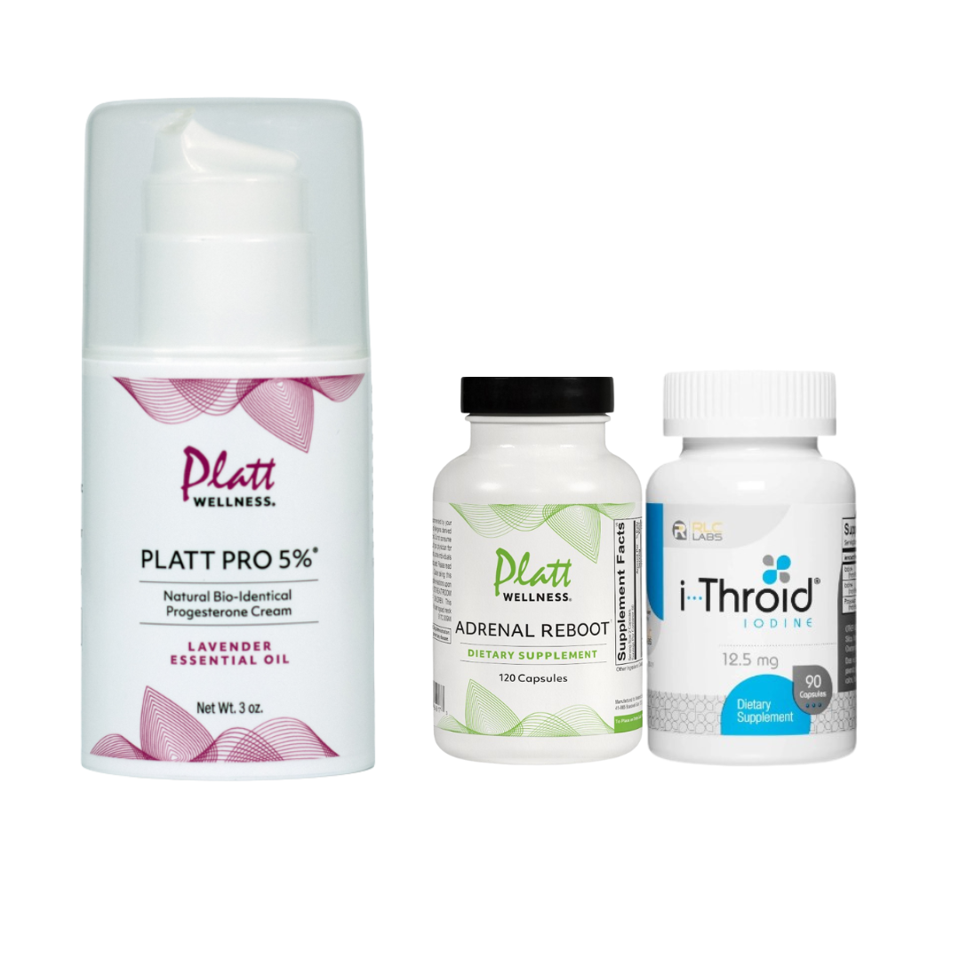 Adrenal Boost Bundle with Lavender Essential Oil for adrenal health and stress relief.