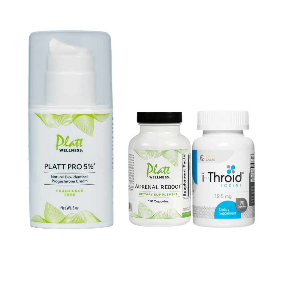 Adrenal Boost Bundle for adrenal health and thyroid balance.
