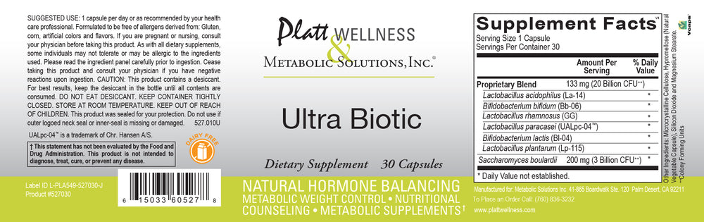 
                  
                    Ultra Biotic (probiotic) - Platt Wellness
                  
                