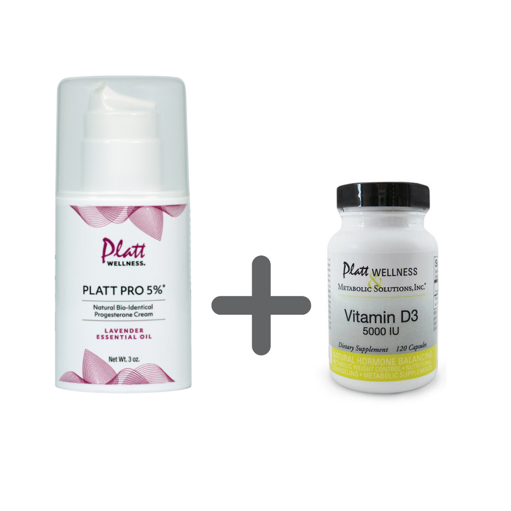 Platt Pro 5% Progesterone Cream w/ Lavender Oil + Vitamin D3 (Powerful Duo)