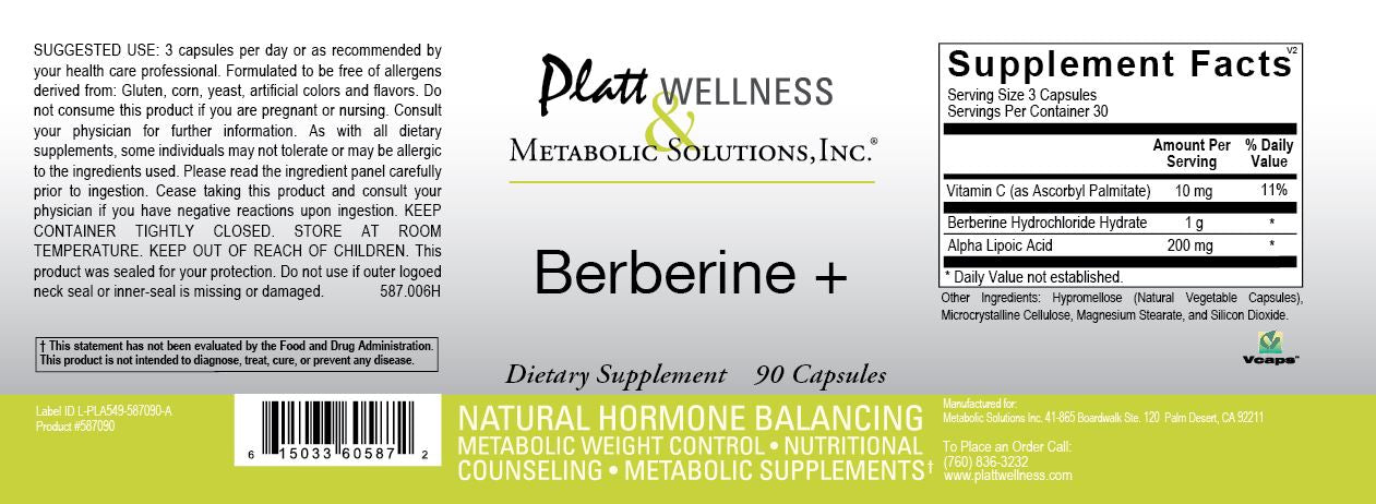 
                  
                    Berberine + - Platt Wellness
                  
                
