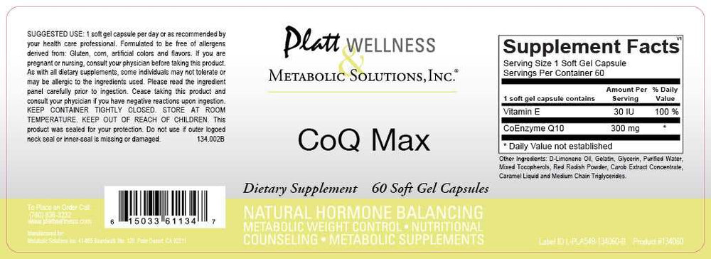 
                  
                    CoQ Max - 300 mg
                  
                
